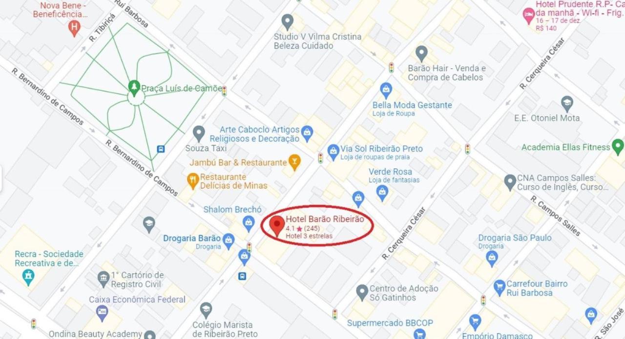 Hotel Barao Ribeirao Ribeirão Preto Exteriör bild